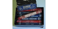 Old Dixon Lumber Crayons of Various Colors in Original Box